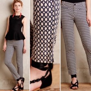 ANTRHOPOLOGIE Cartonnier Geometric Charlie Pants
